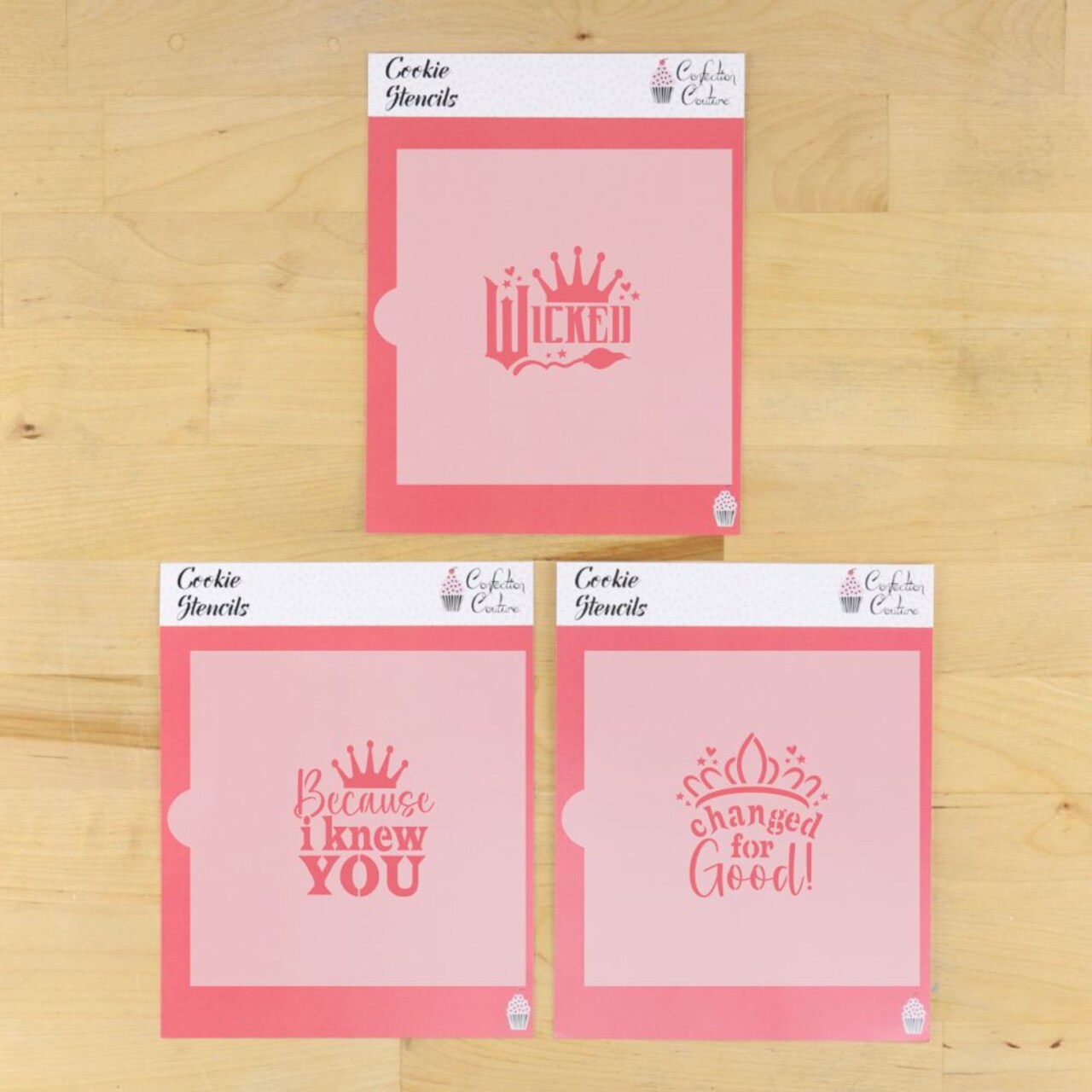 Changed for Good Cookie Stencil Set | Halloween Cookie Stencil | Halloween Arts & Crafts Stencil | Confection Couture |